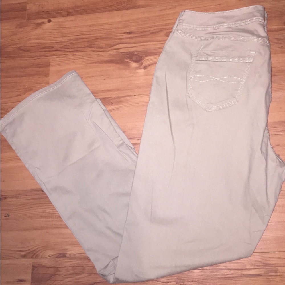 Riders by Lee Beige Khaki Jeans 20 L